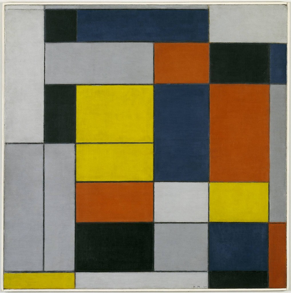 No. VI / Composition No.II 1920 Piet Mondrian 1872-1944 Purchased 1967 http://www.tate.org.uk/art/work/T00915